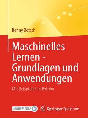 cover image of Maschinelles Lernen--Grundlagen und Anwendungen